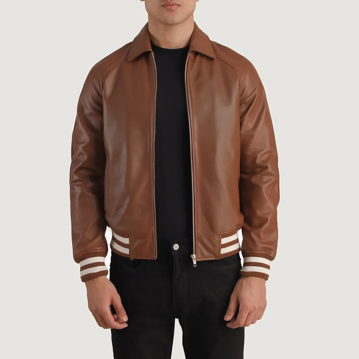 Walton Varsity Leren Jas voor Heren – alternate product view 1