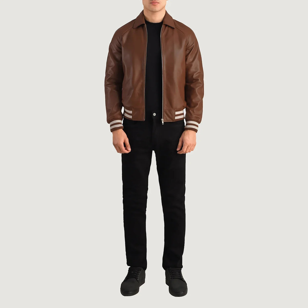 Walton Varsity Leren Jas voor Heren – alternate product view 2