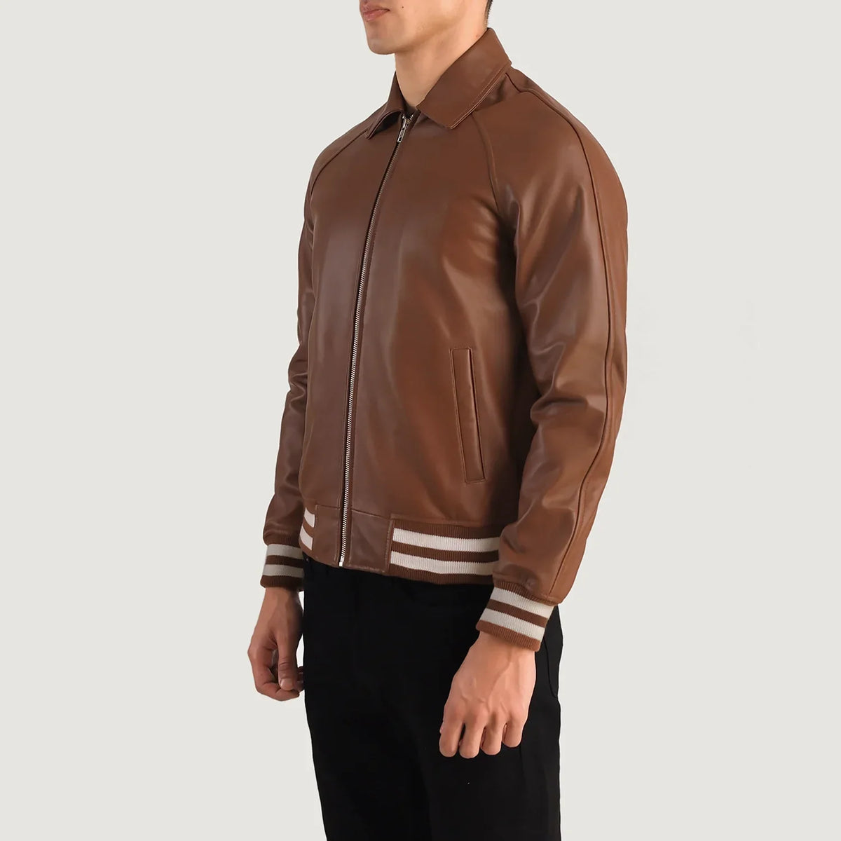 Walton Varsity Leren Jas voor Heren – alternate product view 3