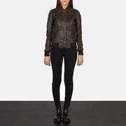 
Westa A-2 Leren Bomberjack voor Dames – alternate product view 3