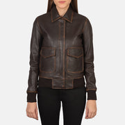 
Westa A-2 Leren Bomberjack voor Dames – alternate product view 5