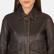 
Westa A-2 Leren Bomberjack voor Dames – alternate product view 7