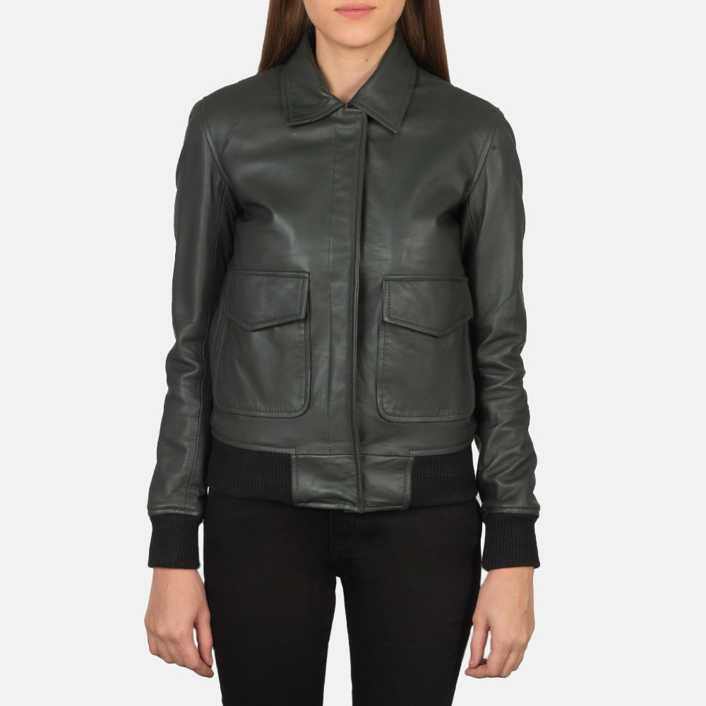 
Westa A-2 Leren Bomberjack voor Dames – alternate product view 4