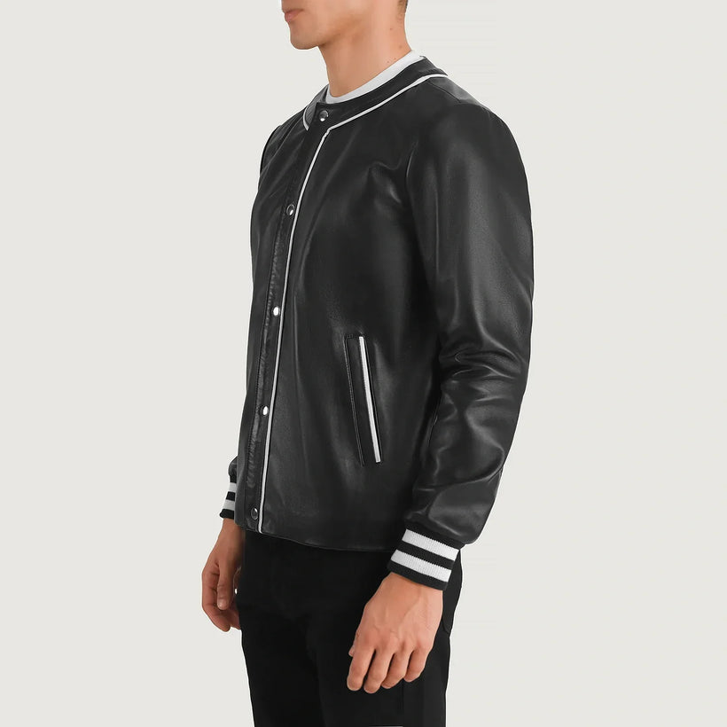 Willis Varsity Leren Jas voor Heren