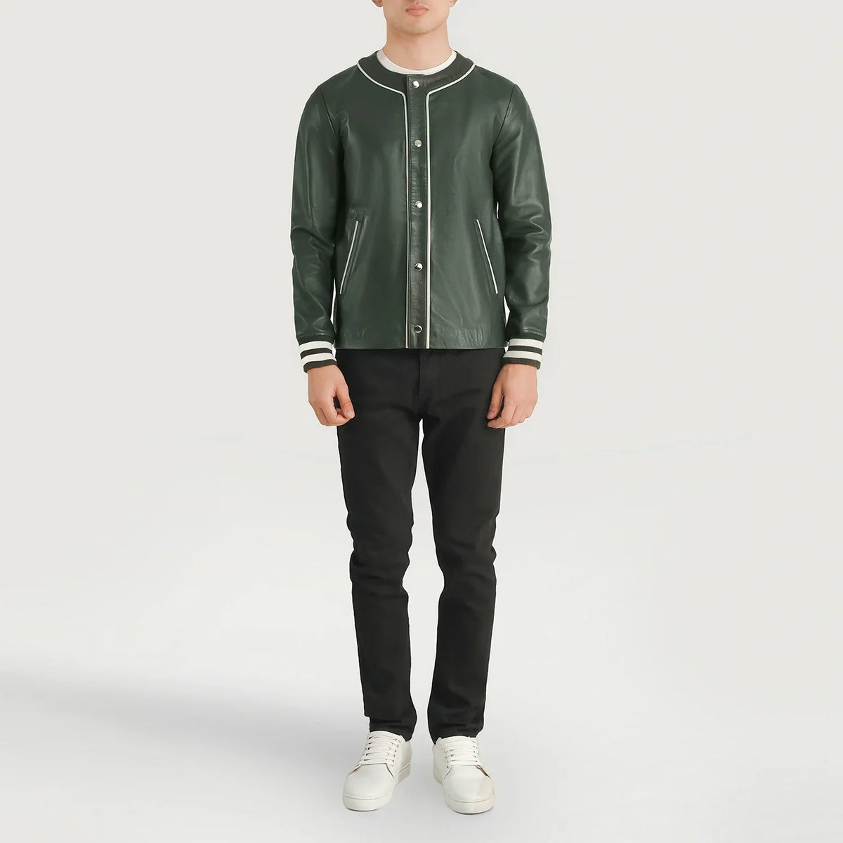 Willis Varsity Leren Jas voor Heren – alternate product view 3