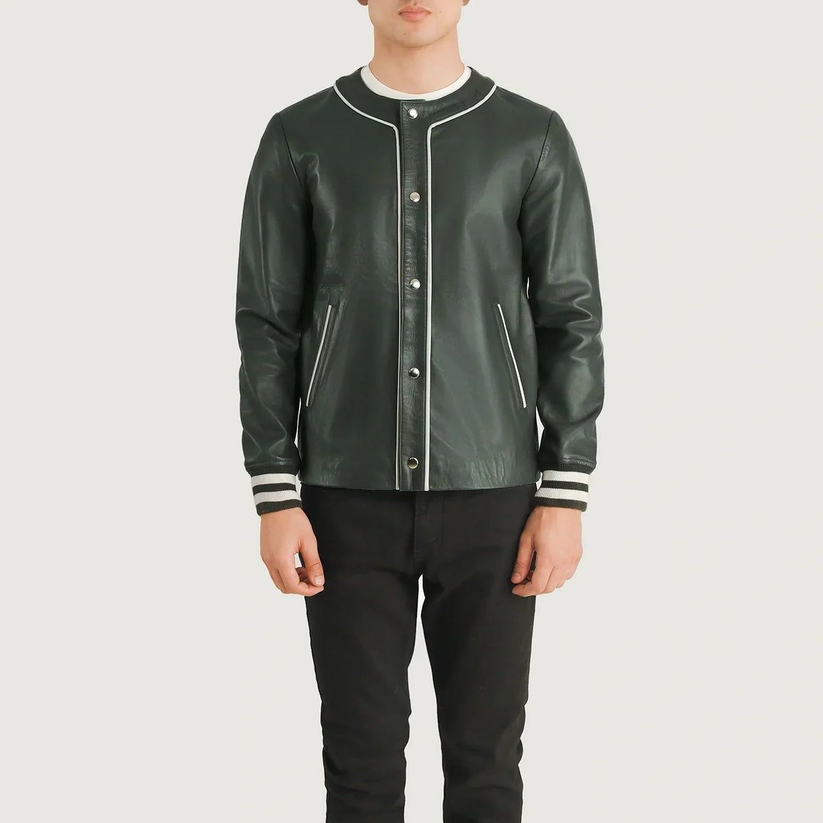 Willis Varsity Leren Jas voor Heren – alternate product view 4