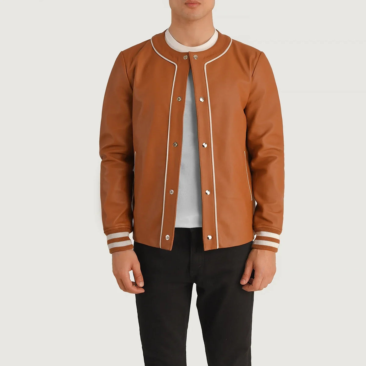 Willis Varsity Leren Jas voor Heren – alternate product view 1