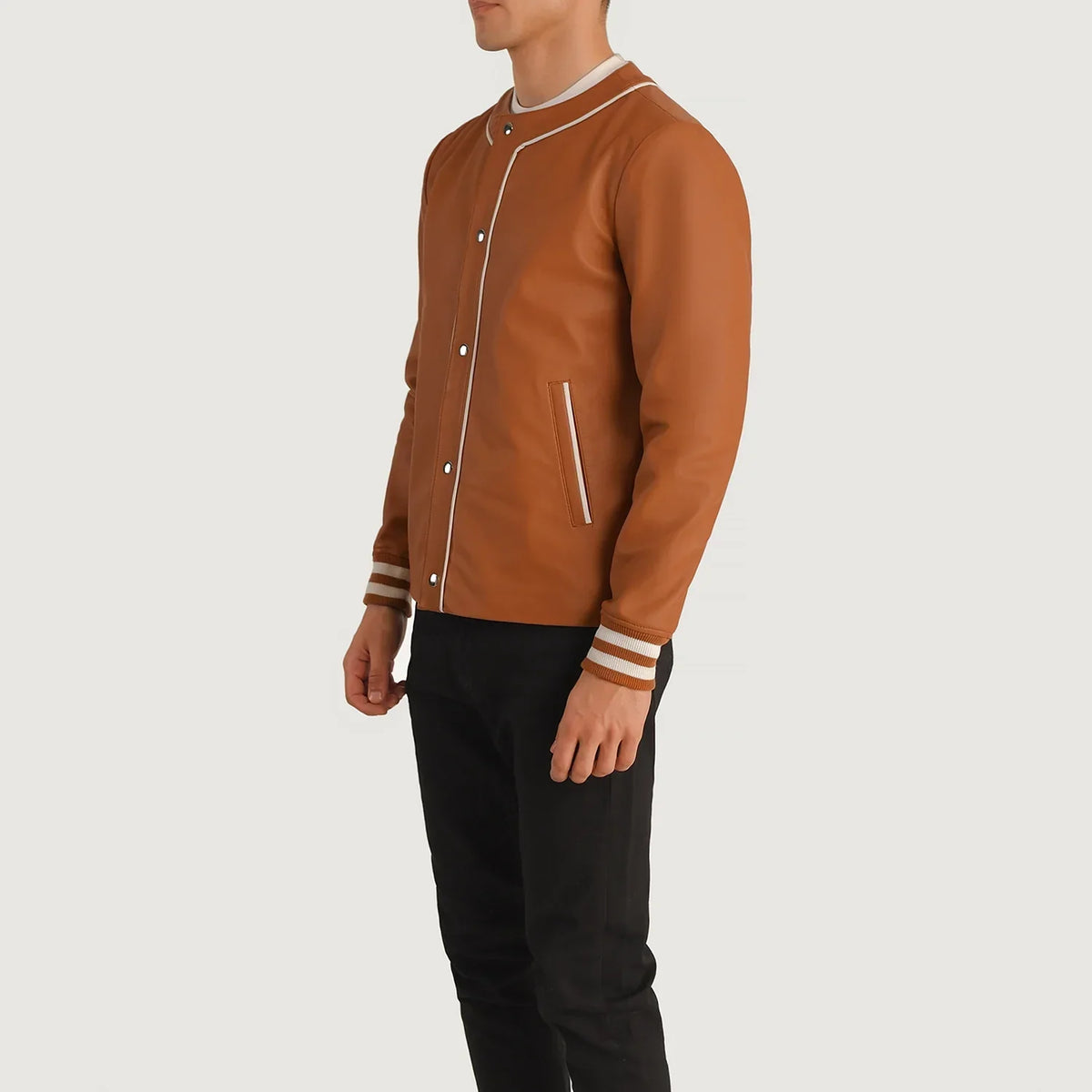 Willis Varsity Leren Jas voor Heren – alternate product view 2