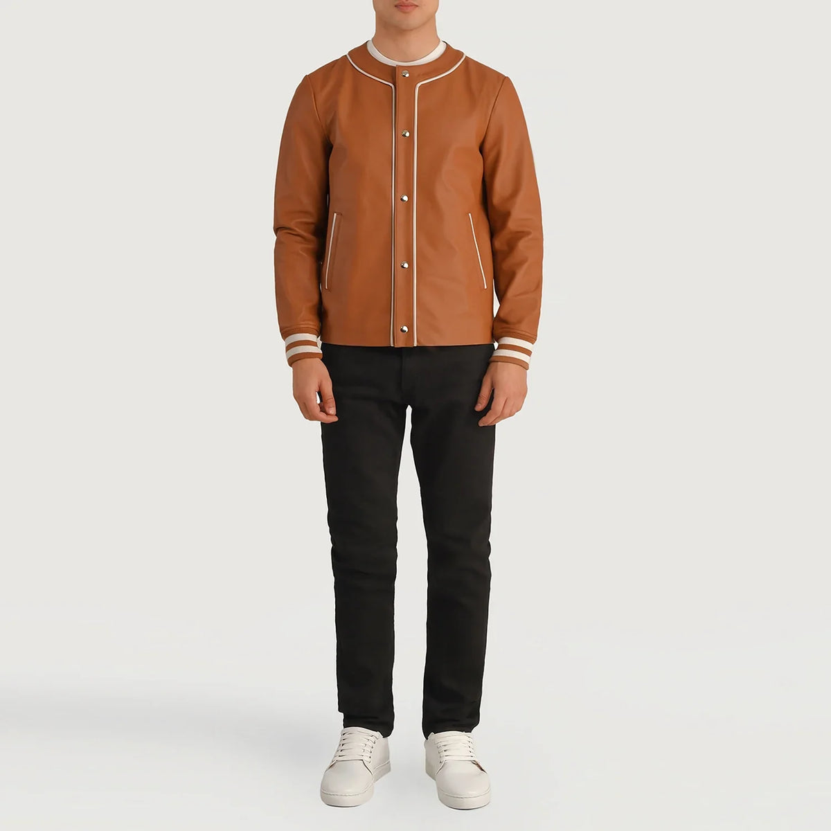 Willis Varsity Leren Jas voor Heren – alternate product view 3