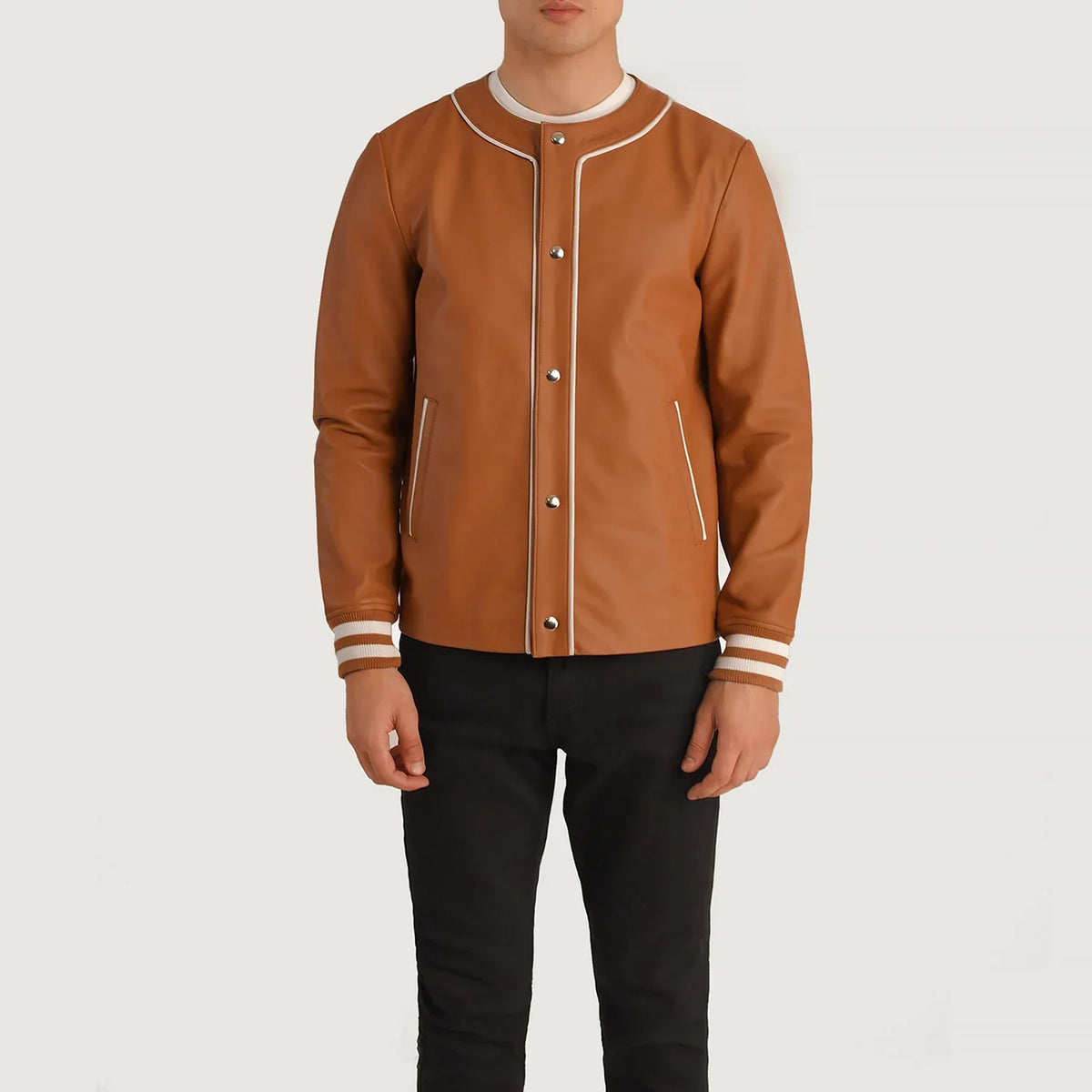 Willis Varsity Leren Jas voor Heren – alternate product view 4