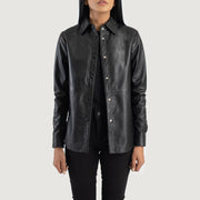 Zenith Shirt Leren Jas voor Dames – alternate product view 1