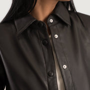 Zenith Shirt Leren Jas voor Dames – alternate product view 6