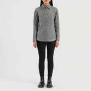 Zenith Shirt Leren Jas voor Dames – alternate product view 3