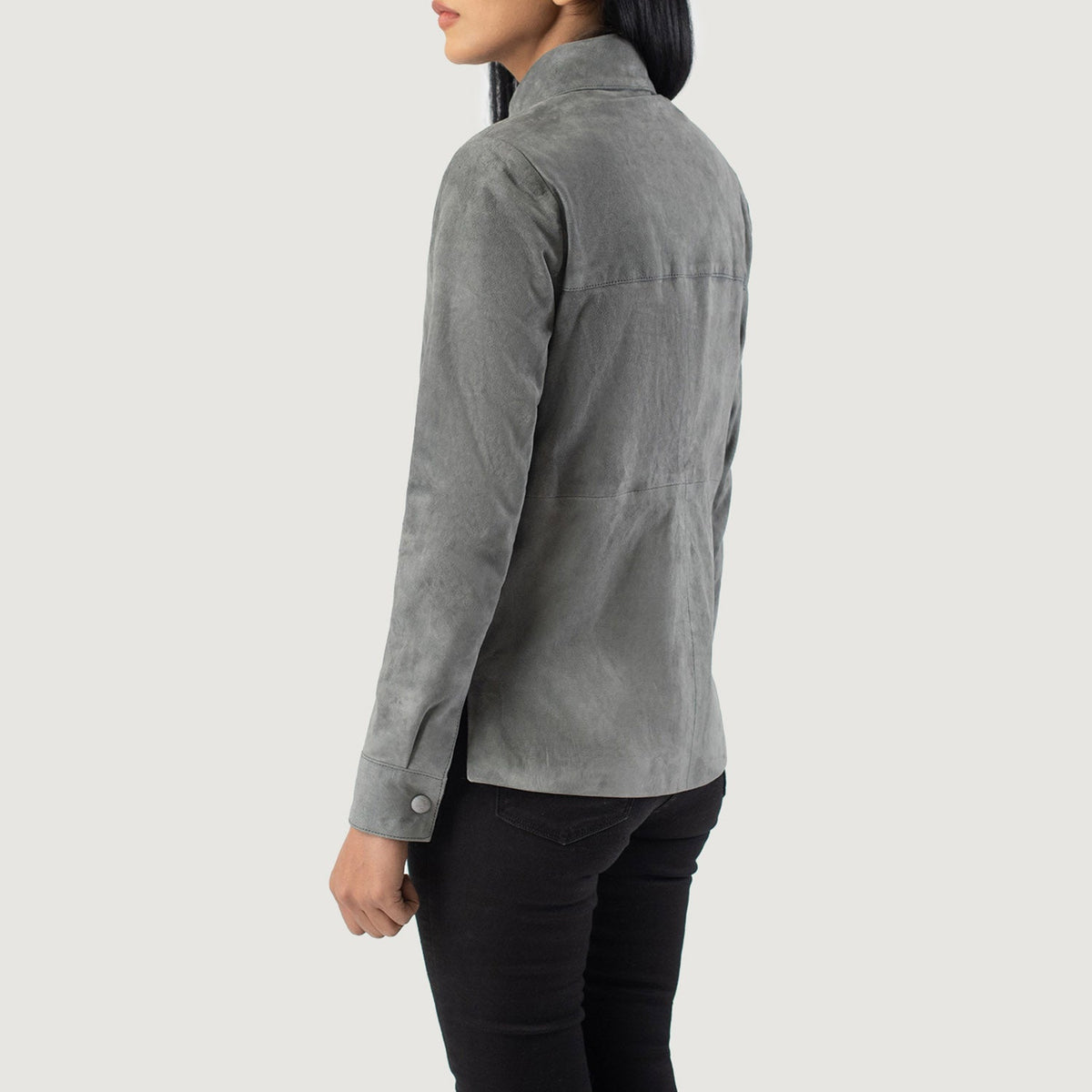 Zenith Shirt Leren Jas voor Dames – alternate product view 5