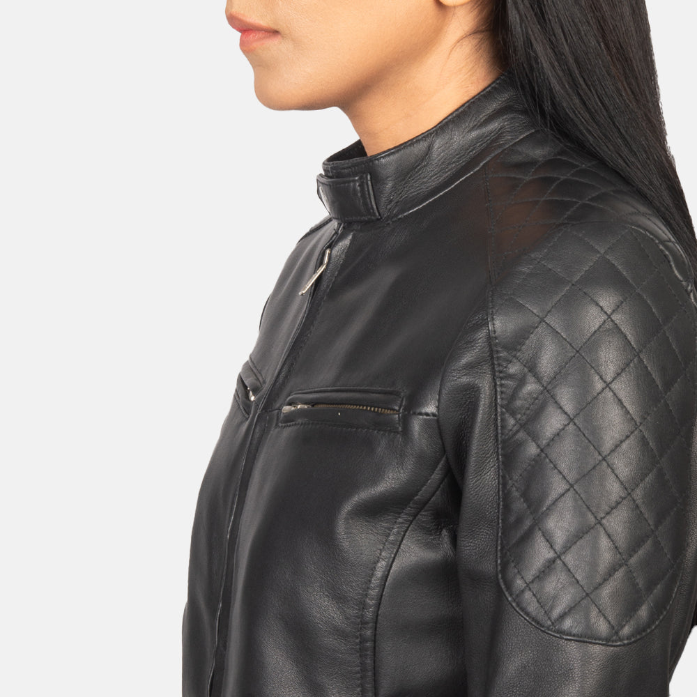 
Zenna Leren Bomberjack voor Dames – alternate product view 6