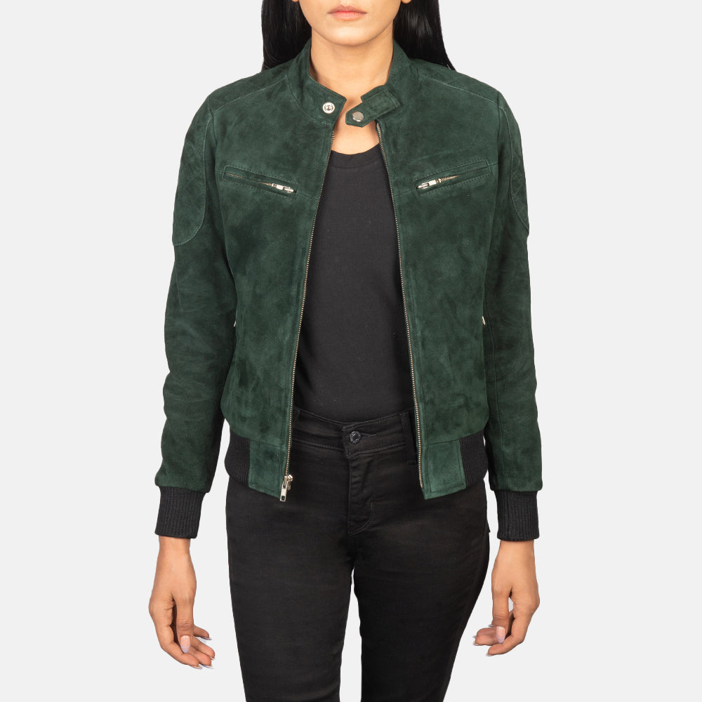 
Zenna Leren Bomberjack voor Dames – alternate product view 1