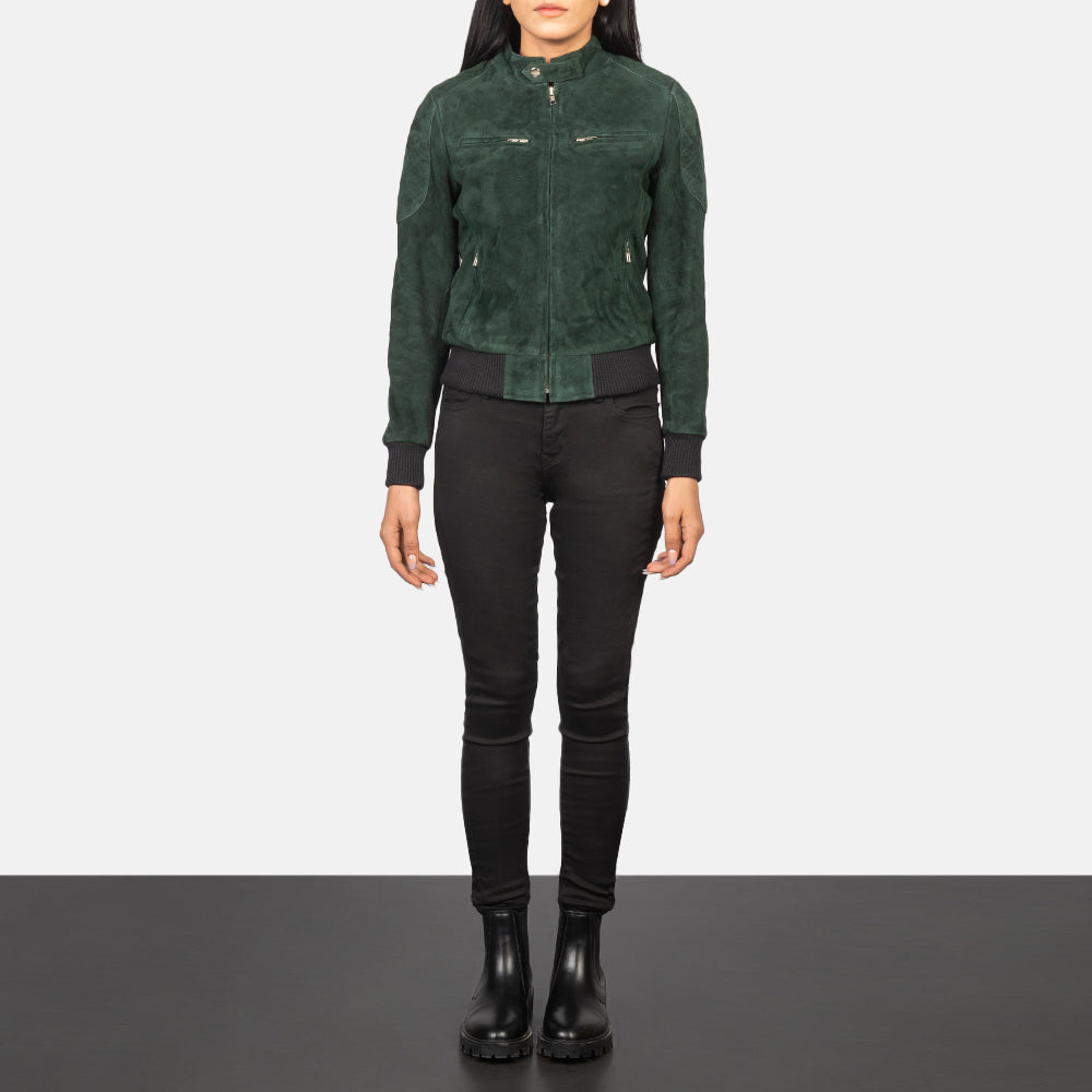 
Zenna Leren Bomberjack voor Dames – alternate product view 3