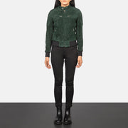 
Zenna Leren Bomberjack voor Dames – alternate product view 3