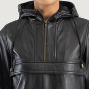 Zest Hooded Pullover Leren Jas voor Dames – alternate product view 6