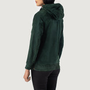 Zest Hooded Pullover Leren Jas voor Dames – alternate product view 5